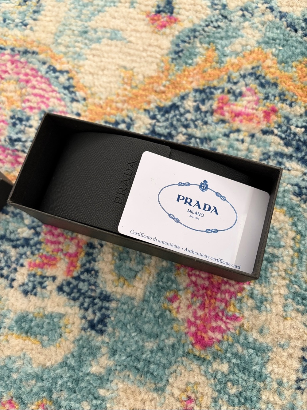 Prada Matte Black Rectangular Sunglasses - Picture 9 of 11